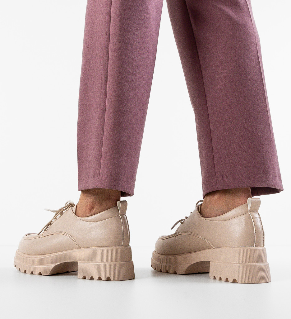 Pantofi Casual Welc Bej - Confort și Stil - imagine 3