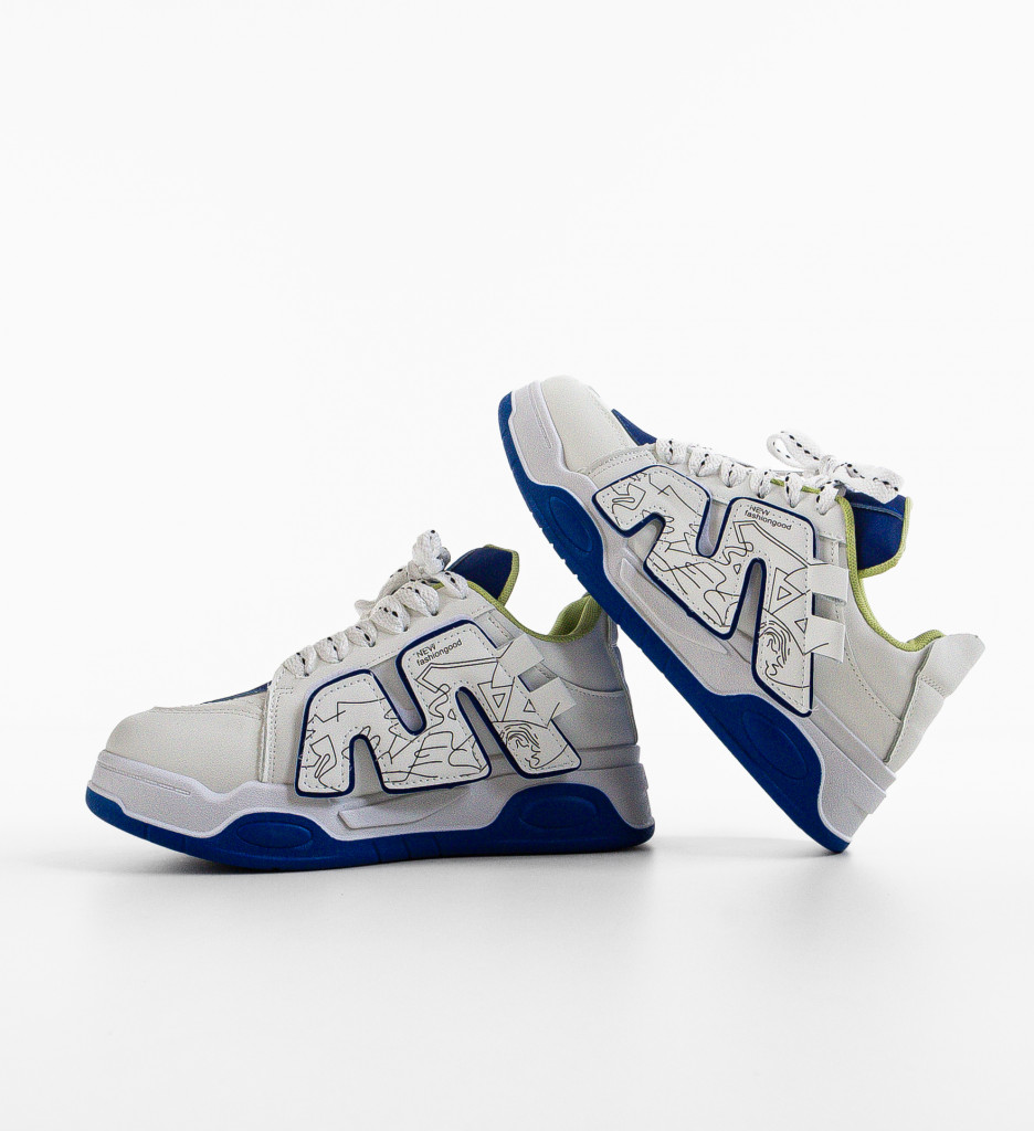 Sneakers Kamal Albastri - Confort și Stil Urban - imagine 5