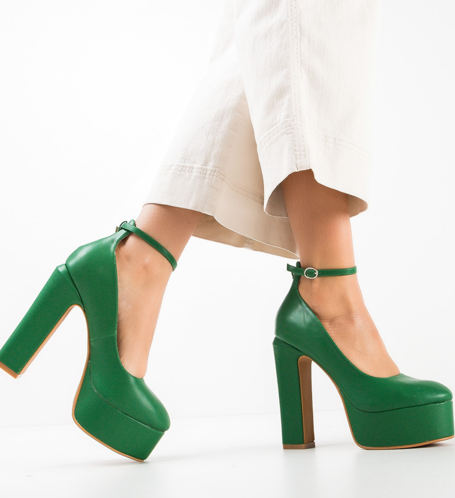 Pantofi dama Kelen Verzi cu toc elegant - imagine 3