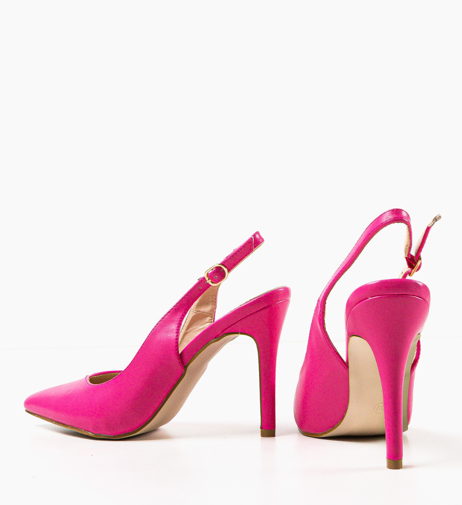 Pantofi Toc Amani Fuchsia - Eleganță și Stil - imagine 7