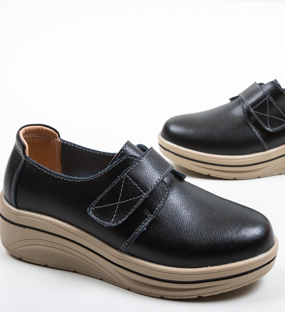 Pantofi Casual Onionte Negri | Versatilitate Zilnică - imagine 5