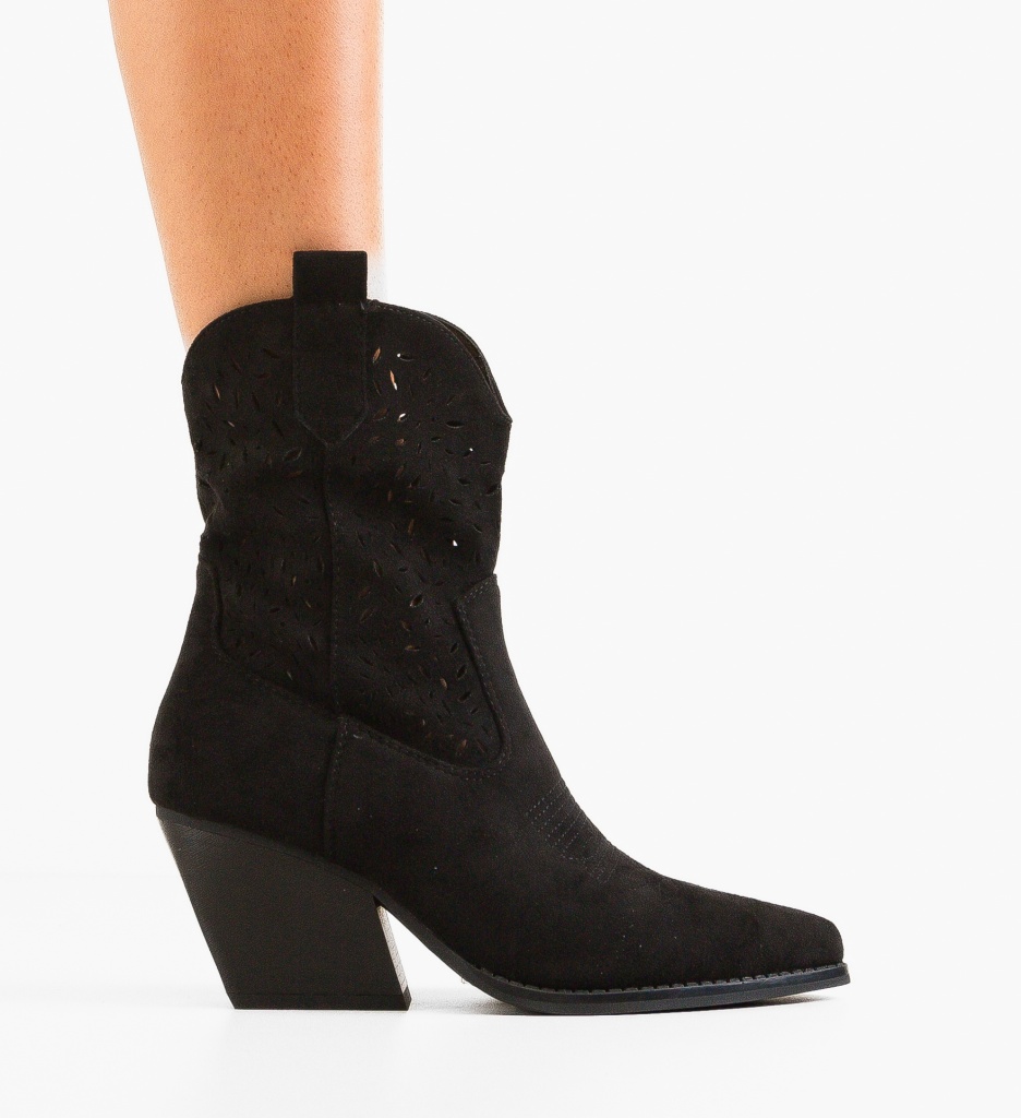 Botine Kimberle Negre - Eleganță și Confort - imagine 4