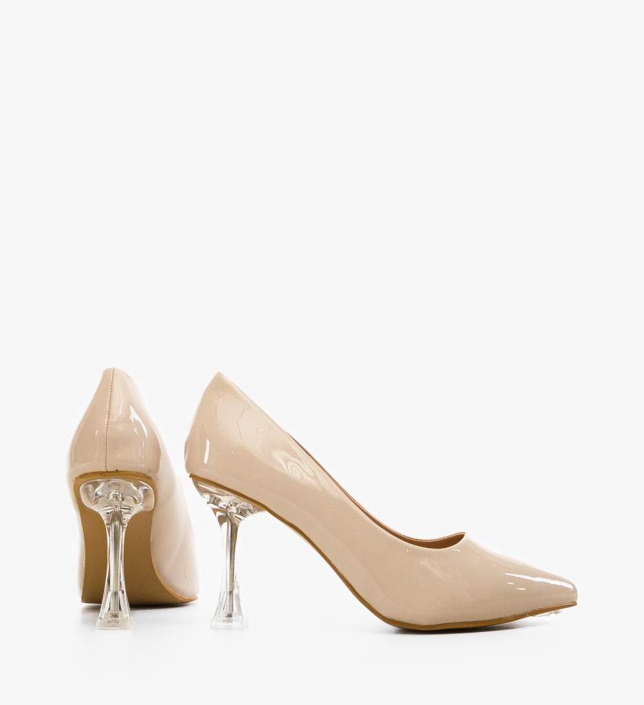 Pantofi Stiletto Bakma Bej | Eleganță și Stil - imagine 4