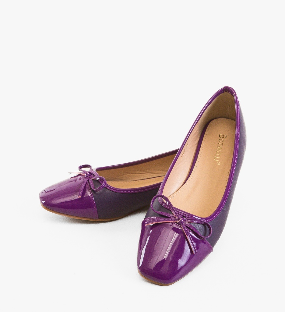 Balerini Dama Zenga Mov - Eleganță și Confort Casual - imagine 4