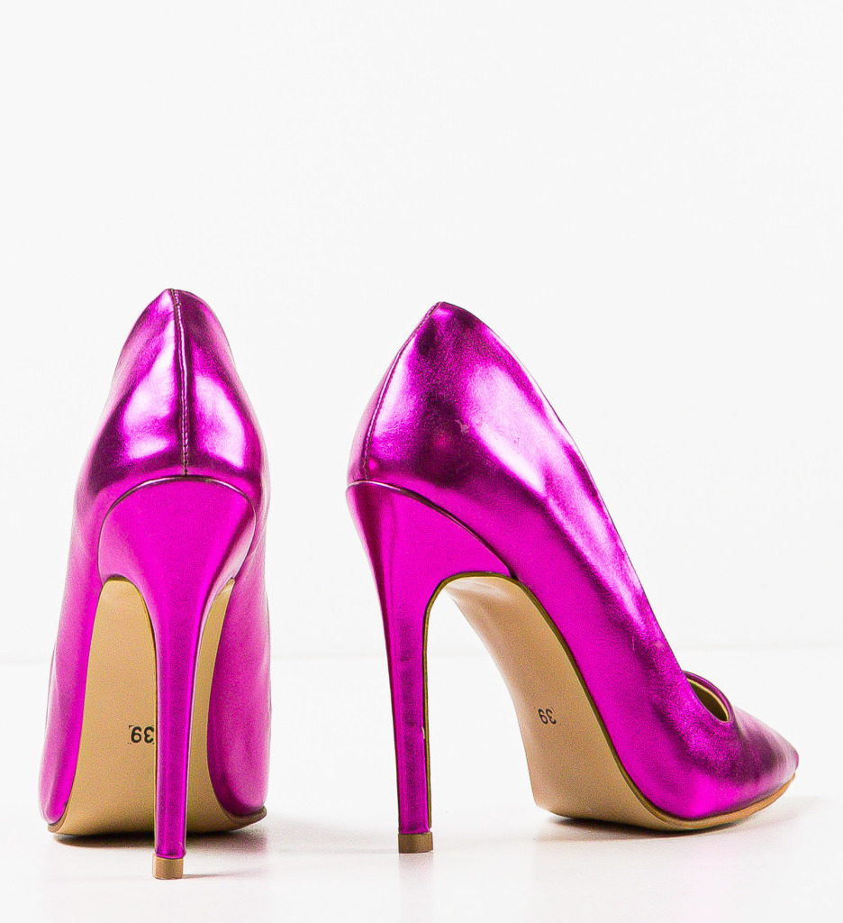 Pantofi Dama Junba Fuchsia - Stil și Eleganță - imagine 7