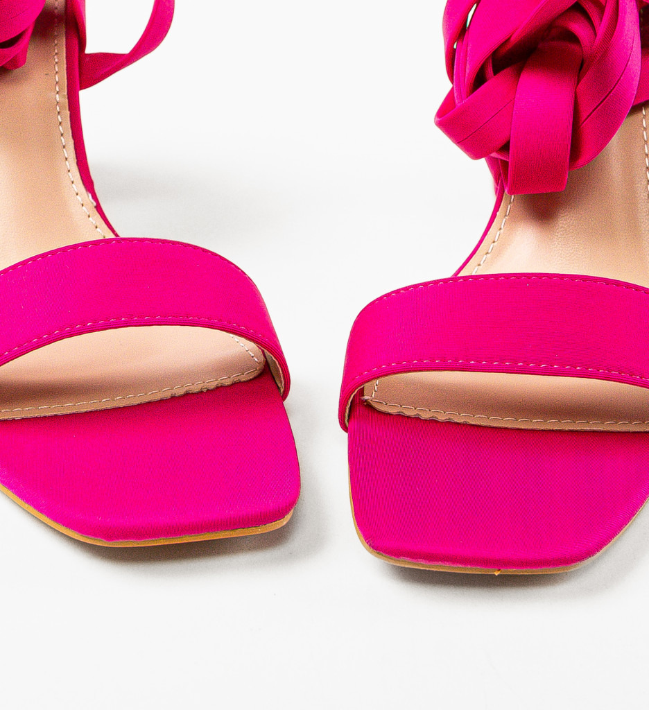 Sandale cu Toc Fuchsia Photine - Stil și Eleganță - imagine 6