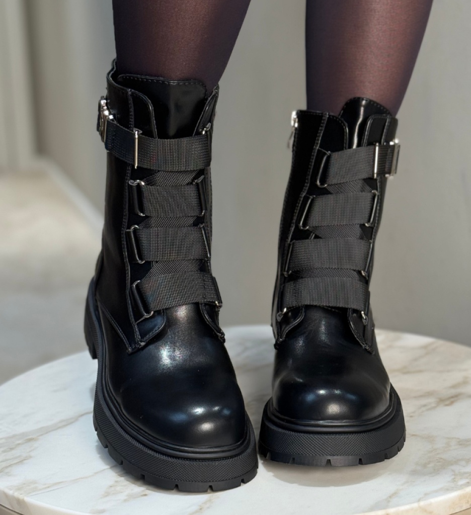 Ghete Boyer Negre Depurtat | Stil & Confort - imagine 2