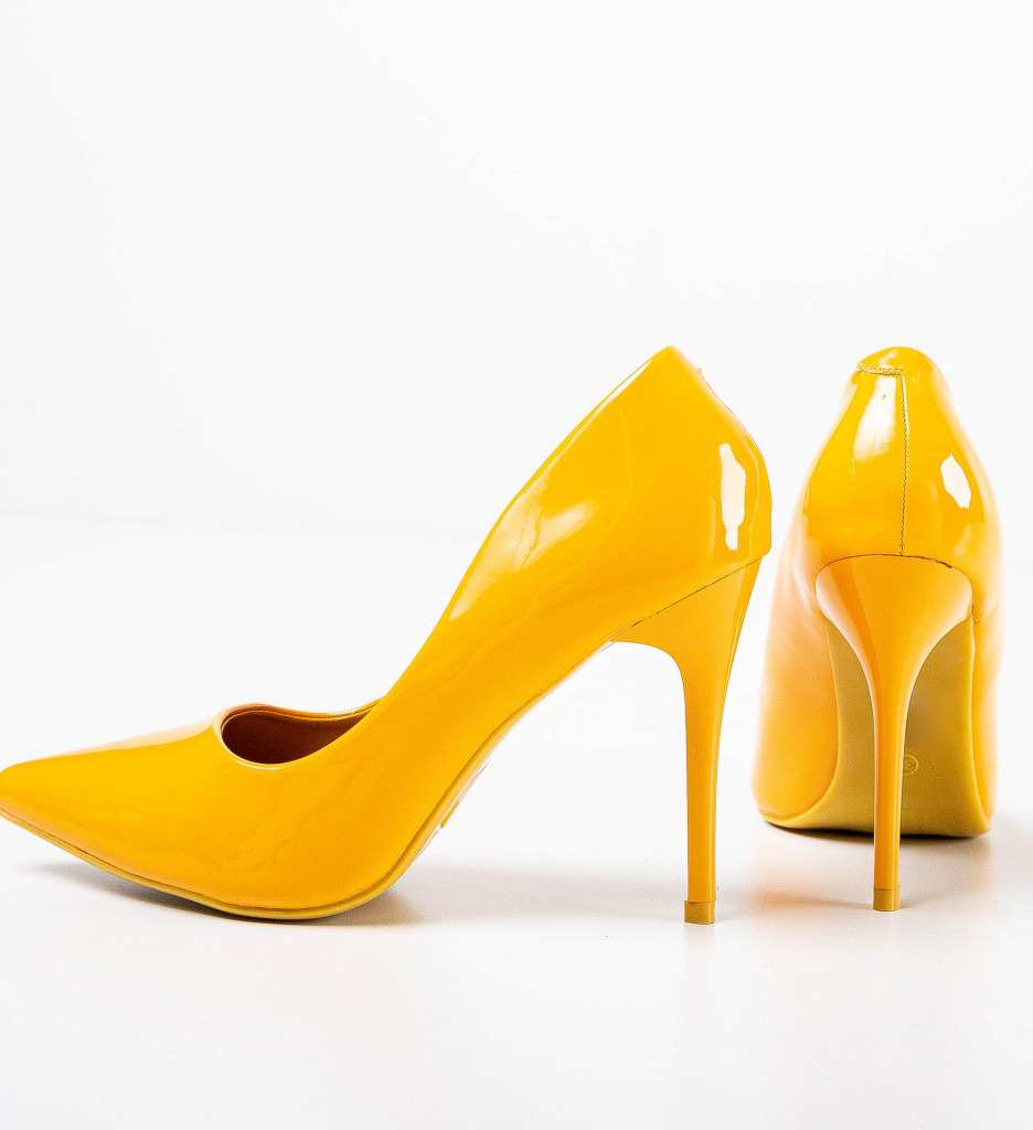 Pantofi Chiel Galbeni | Eleganță și Stil - imagine 5