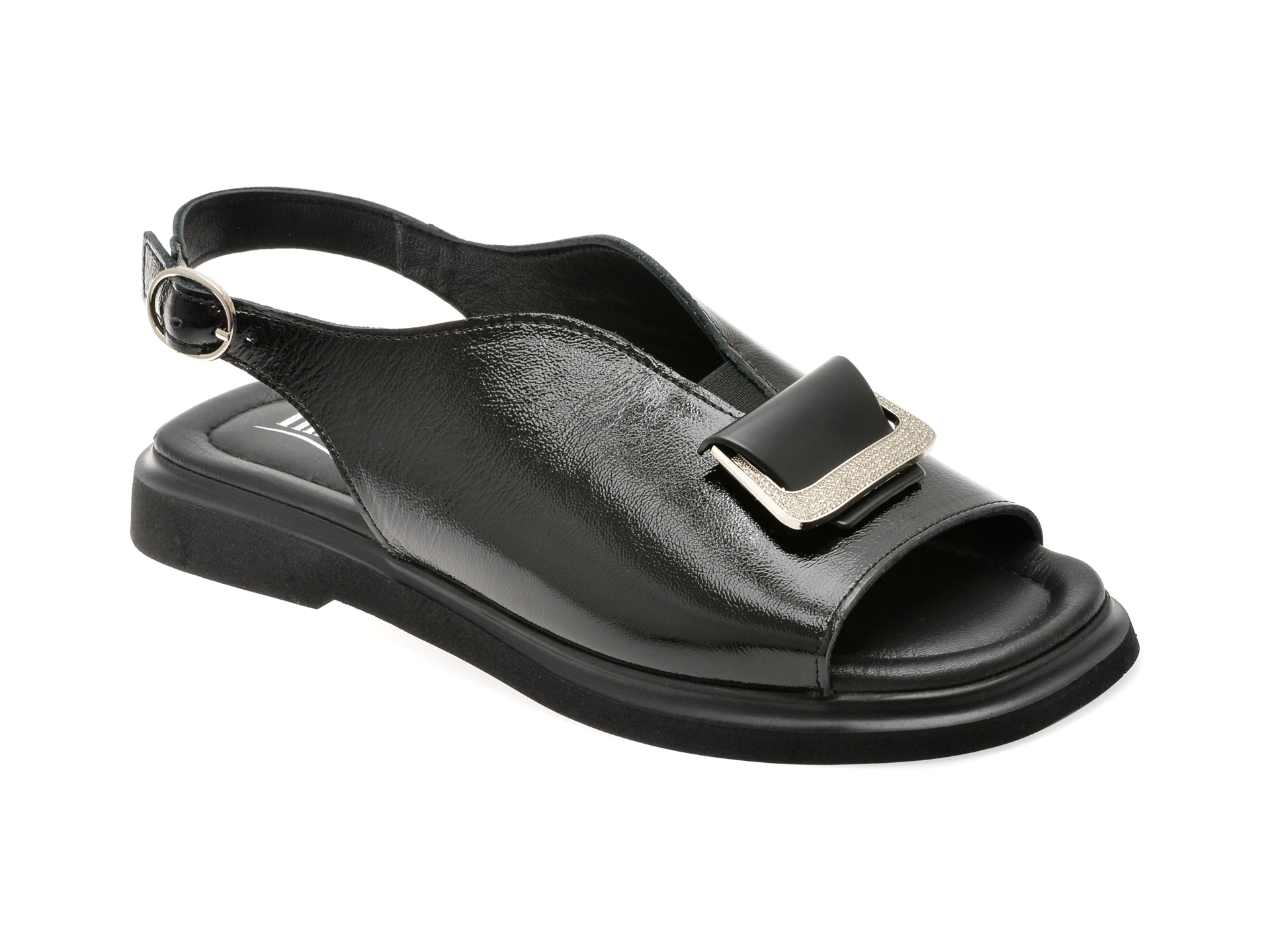 Sandale IMAGE Negre | Eleganță și Stil