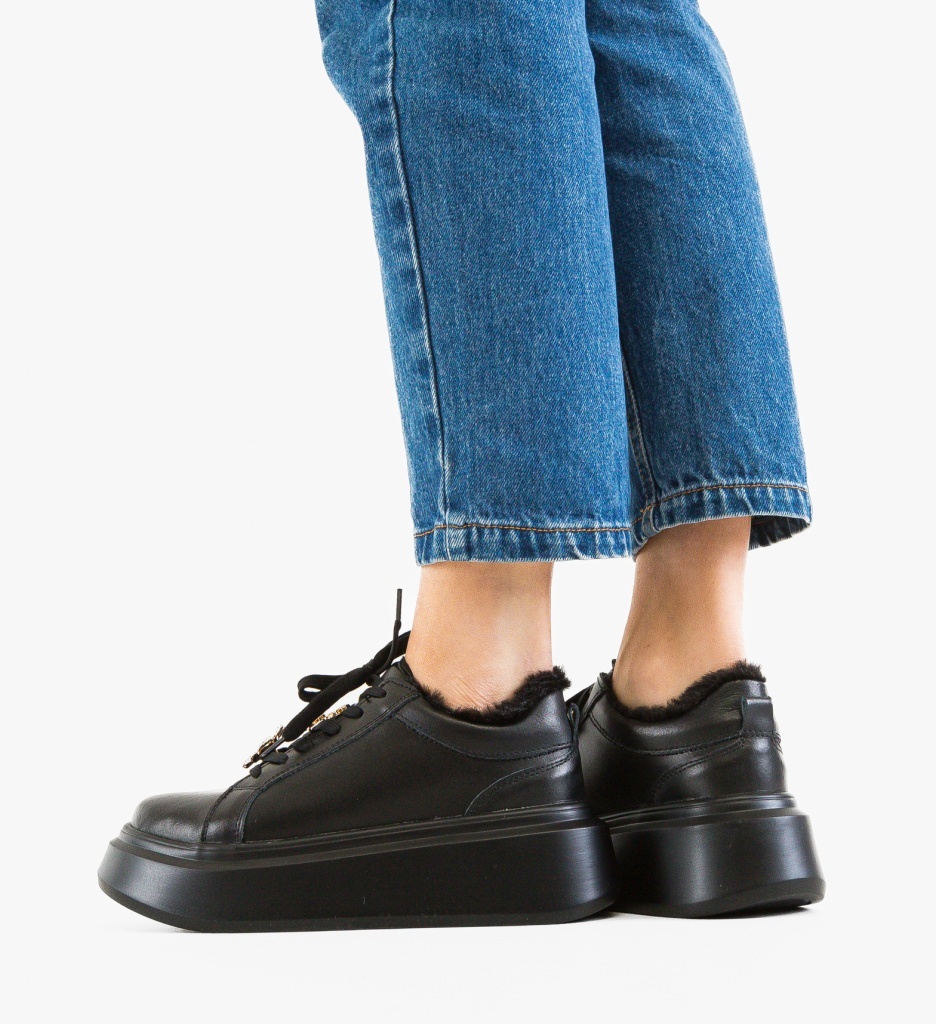 Sneakers dama Neraro Negri - Confort și Stil