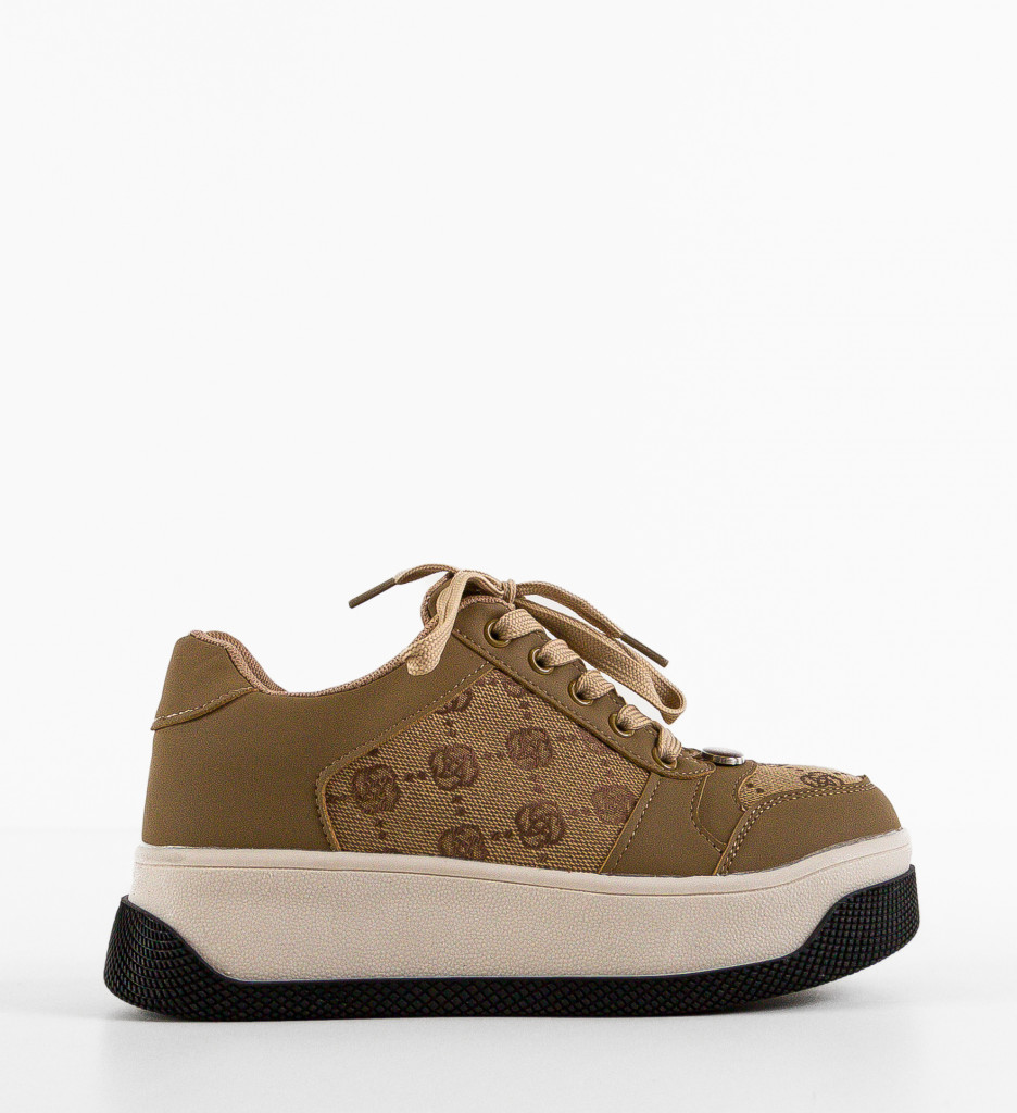 Sneakers Dama Guett Khaki | Confort Urban - imagine 5