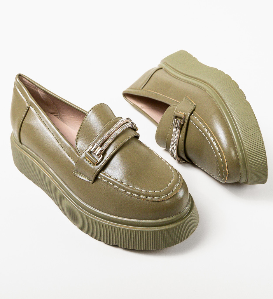 Pantofi Casual Mandarye Verzi - Confort și Stil - imagine 4