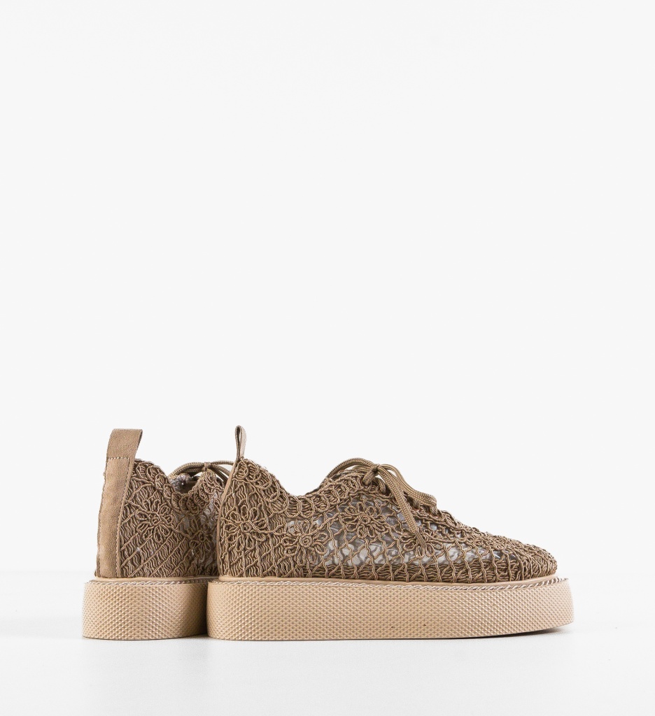 Pantofi Ystory Khaki - Confort și Eleganță Casual - imagine 2