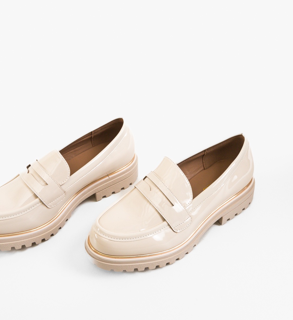 Pantofi Casual Oliwier Bej | Confort și Stil - imagine 5