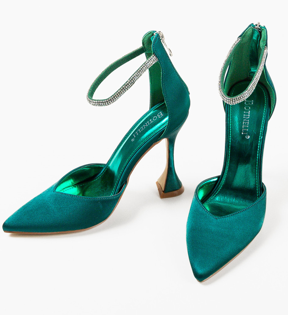 Pantofi cu toc Ellya Verzi - Eleganță și Stil - imagine 4