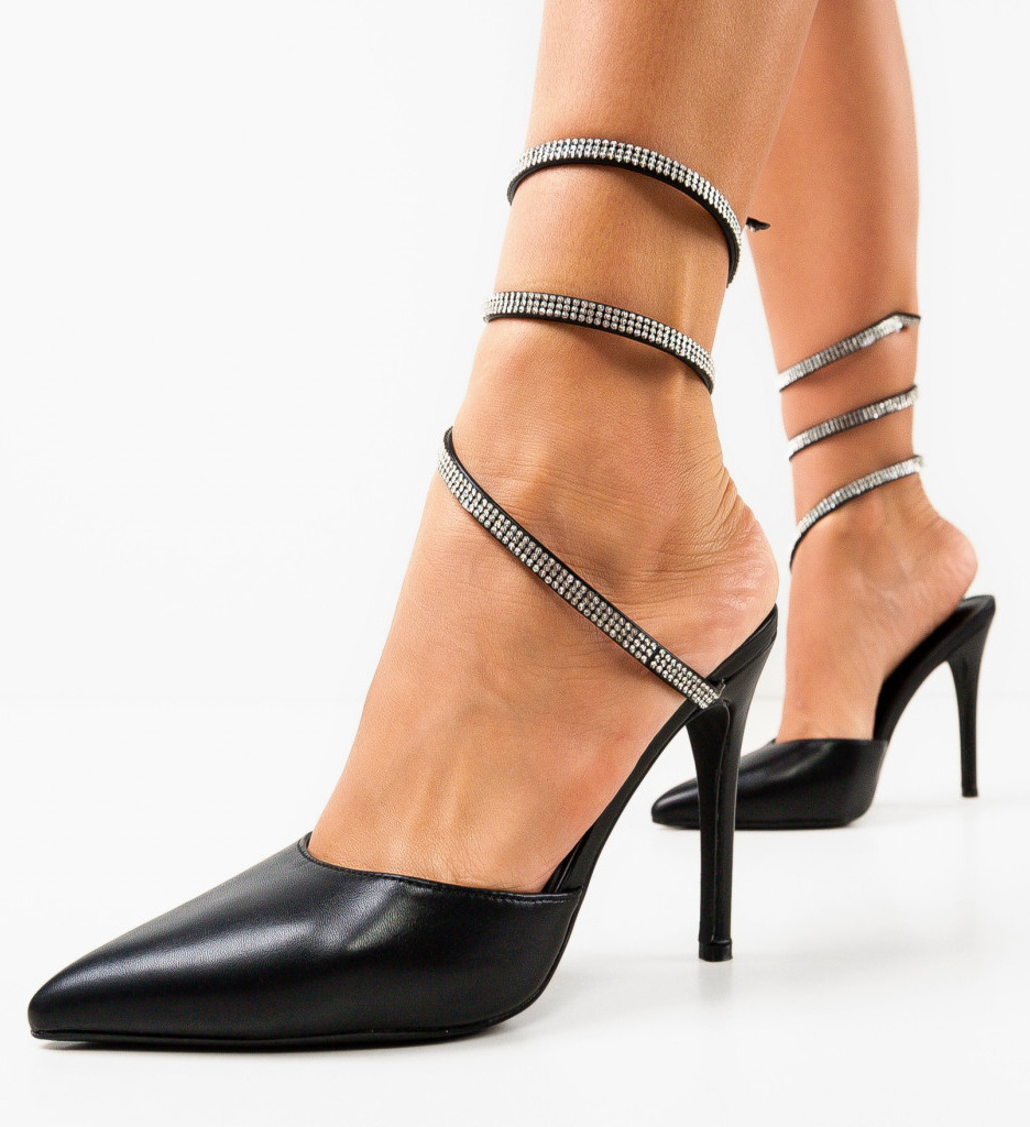 Pantofi Dama Folami Negri - Eleganță și Stil - imagine 3