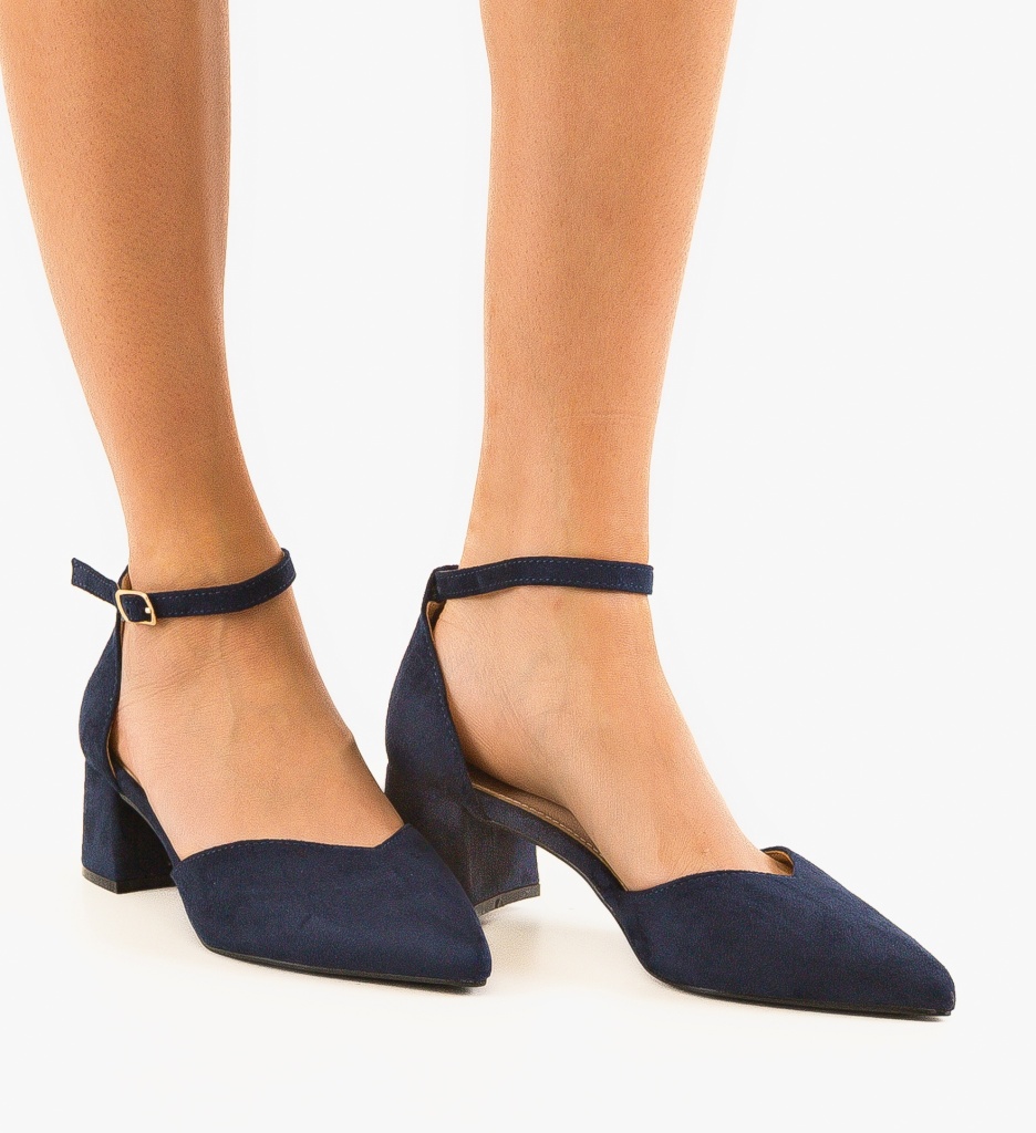 Pantofi Dama Neyny Bleumarin - Eleganță și Stil - imagine 3