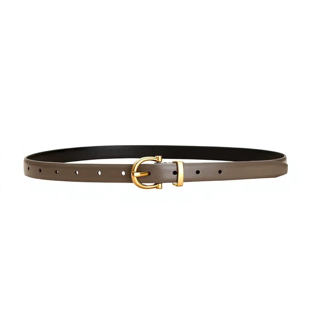 Curea dama Amanda C-217 piele naturala, Taupe