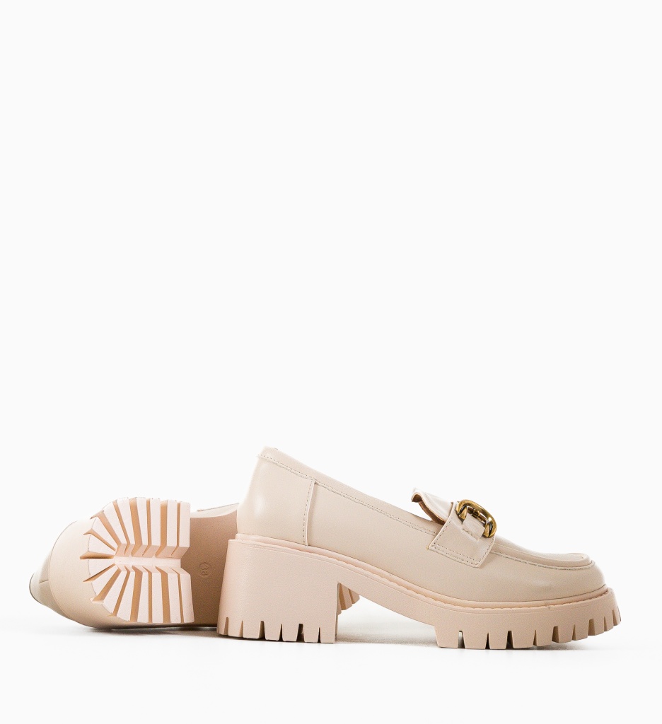 Pantofi Casual Minkello Bej | Confort Zilnic - imagine 5