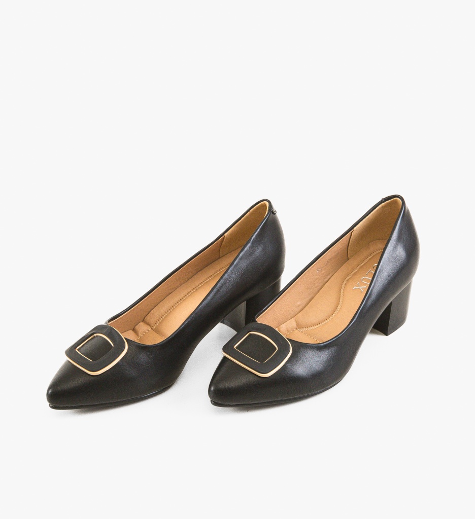 Pantofi Vincen Negri cu Toc | Eleganță Asigurată - imagine 5