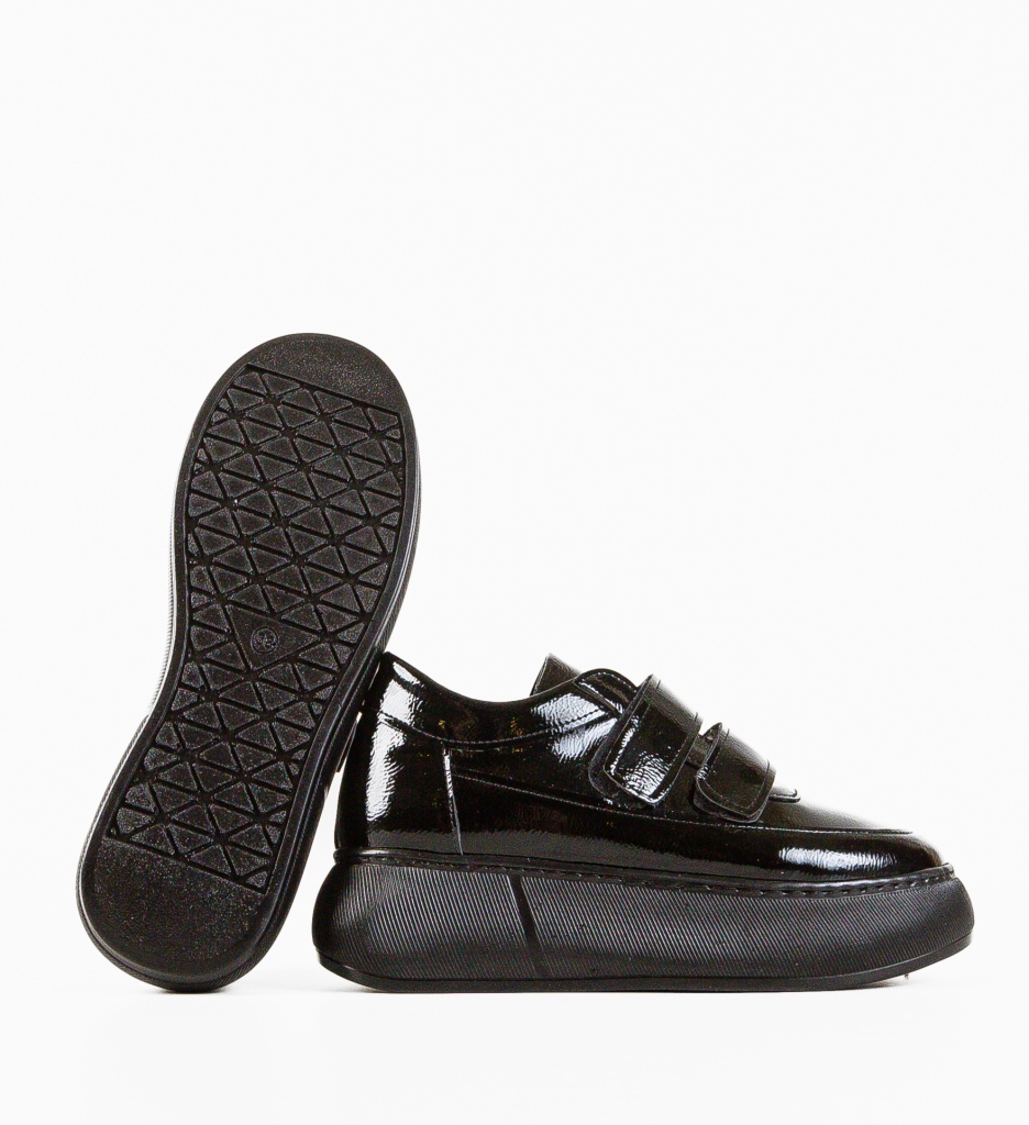 Pantofi Casual Mernera Negri - Confort Zilnic - imagine 6