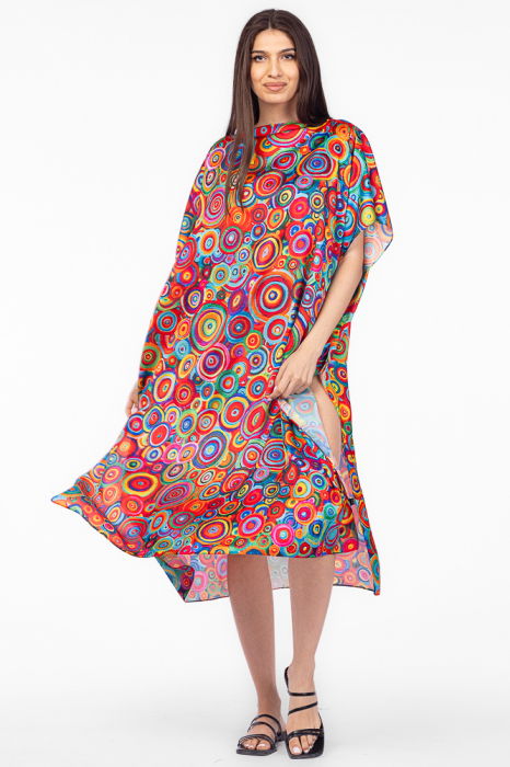 Shopika Rochie Poncho Matase Plaja