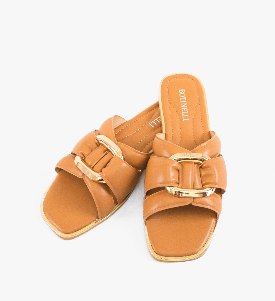 Papuci dama Kypa Camel - Confort și Eleganță - imagine 4