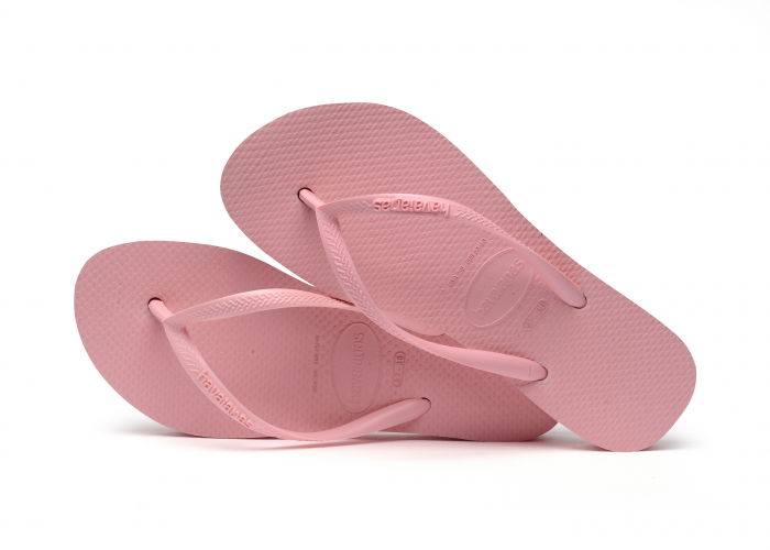 Havaianas Papuci Roz cu Talpa Groasă