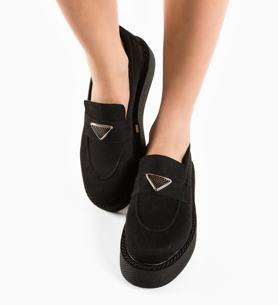 Pantofi Casual Krikri Negri - Confort și Stil Zilnic