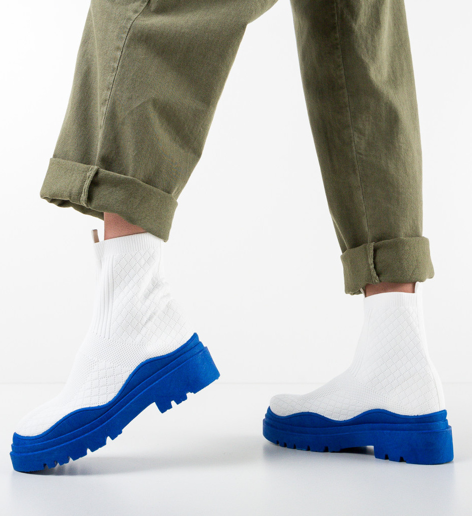 Sneakers Dama Julia Albastri | Confort și Stil - imagine 3