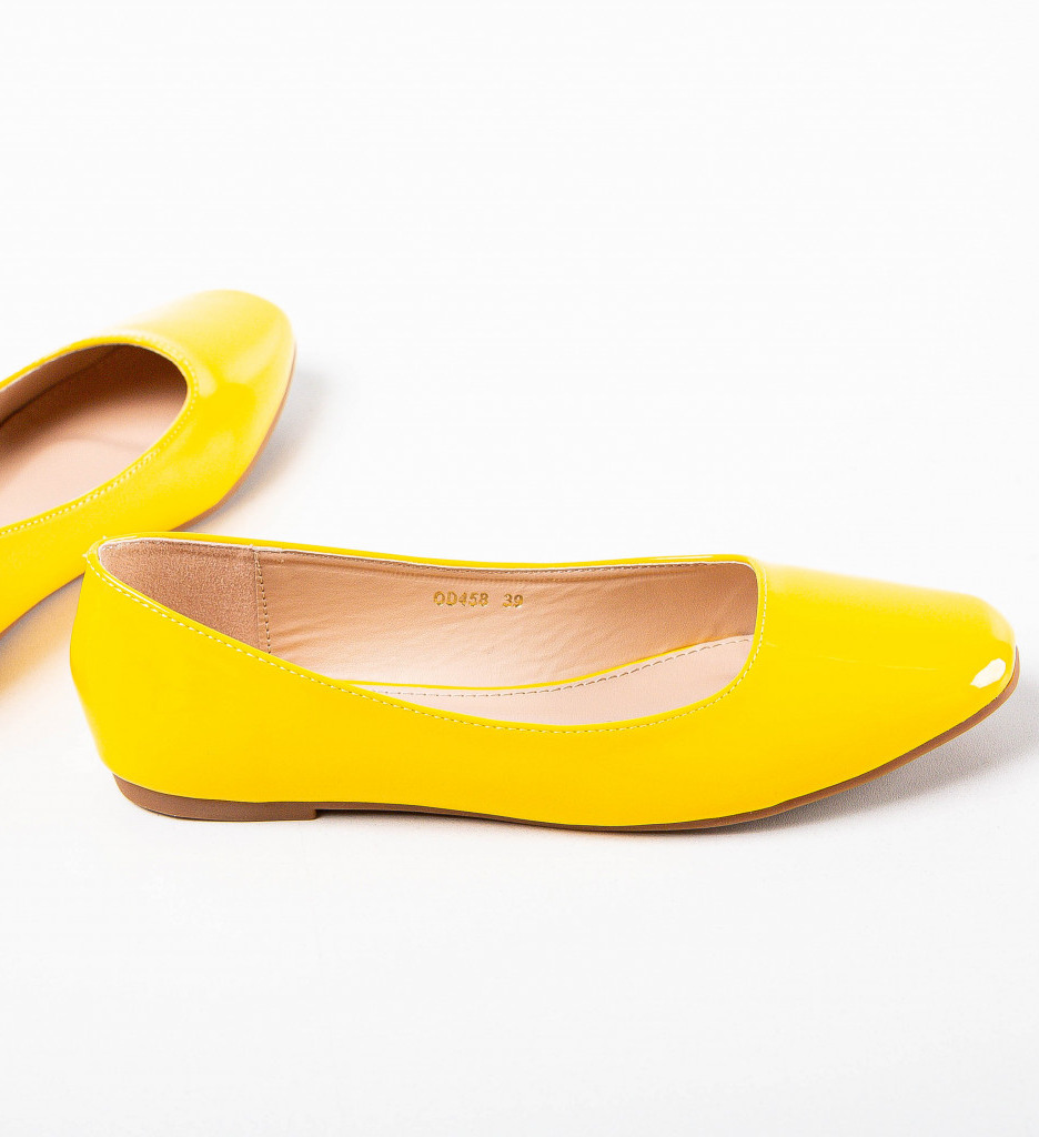 Balerini Galbeni Eleganți - Confort și Stil - imagine 7