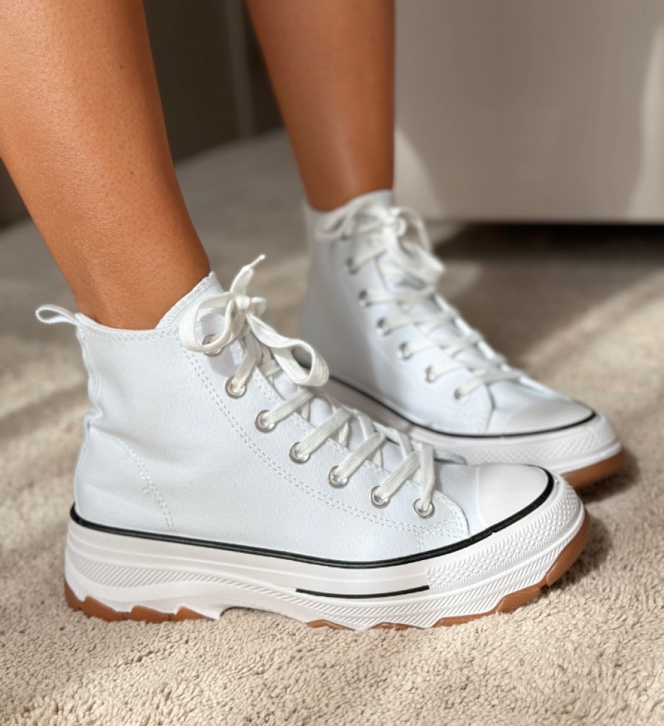 Sneakers Dama Fedaz Albi - Confort și Stil