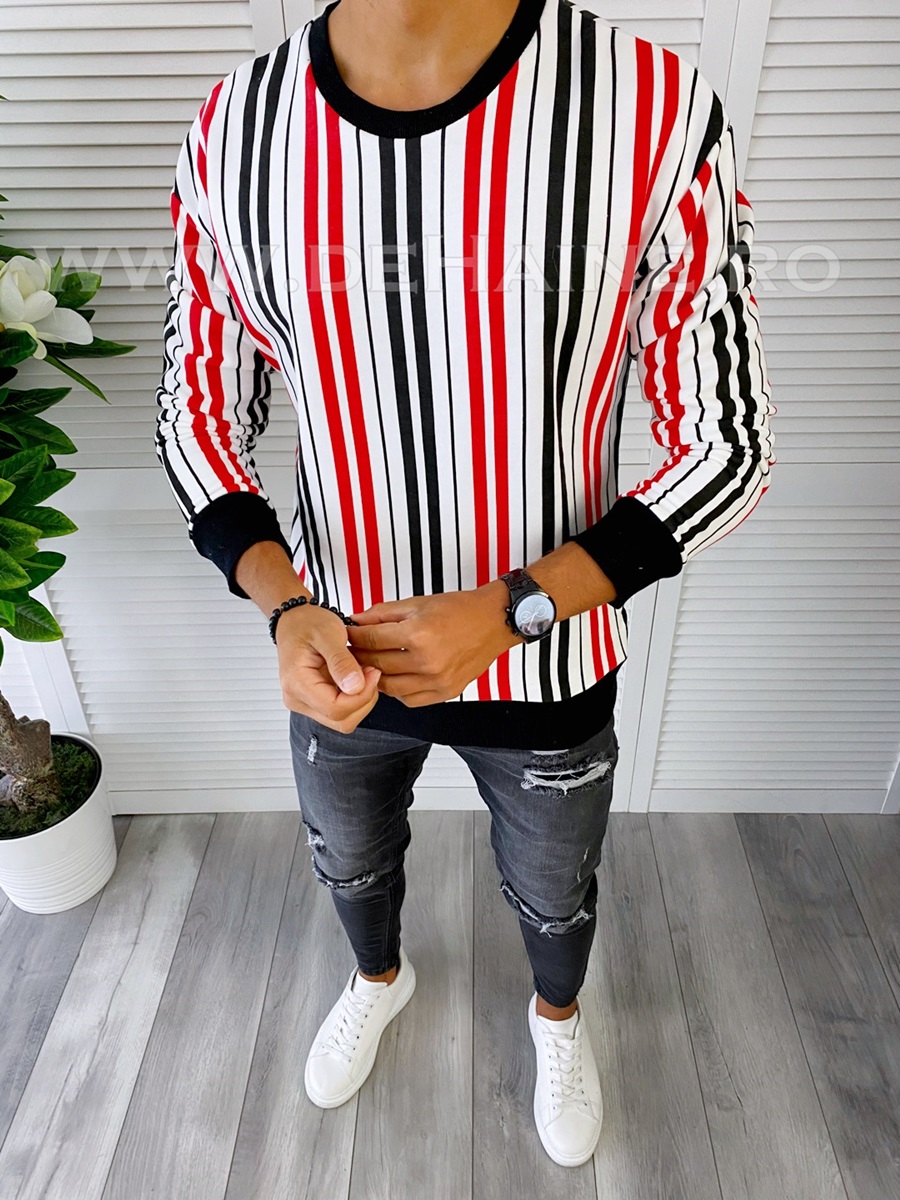 Bluza Barbati Slim Fit Dungi Bumbac