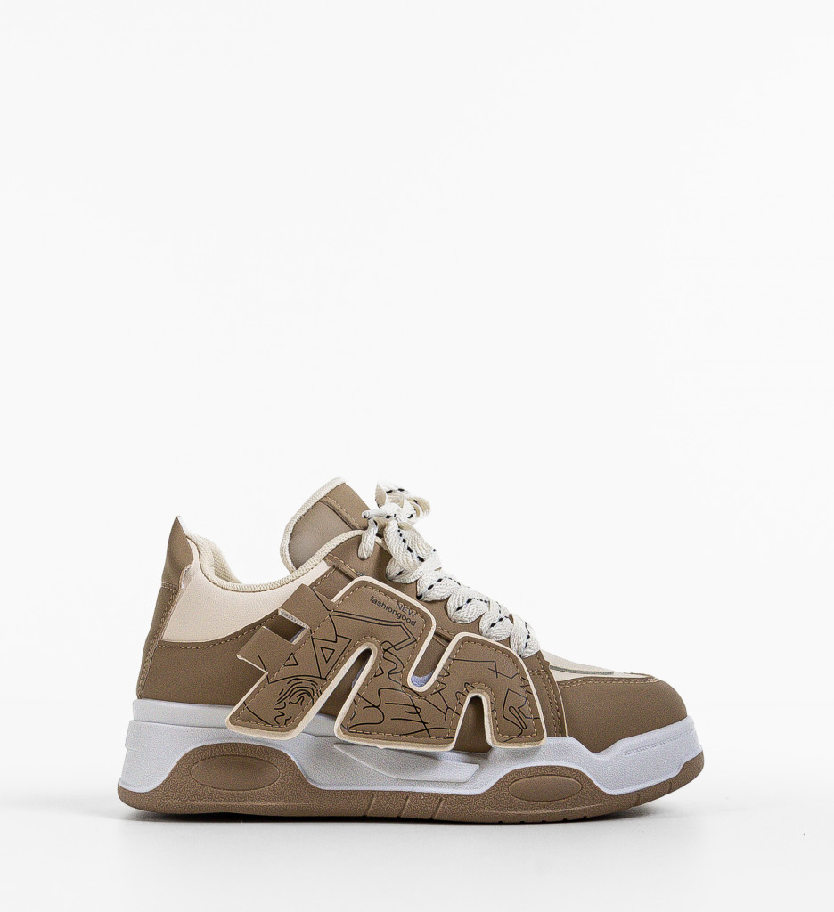 Sneakers Dama Kamal Khaki | Confort si Stil - imagine 6
