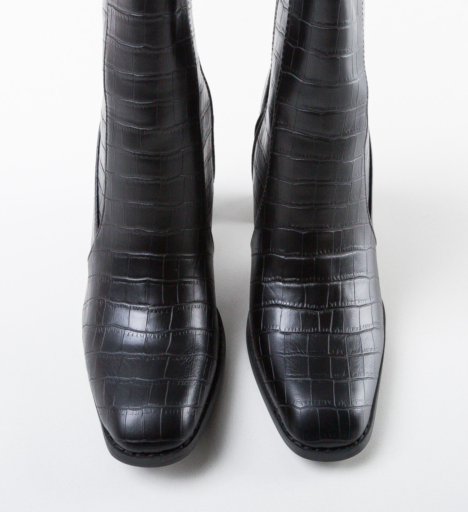 Botine Ameer Negre | Eleganță și Confort - imagine 7
