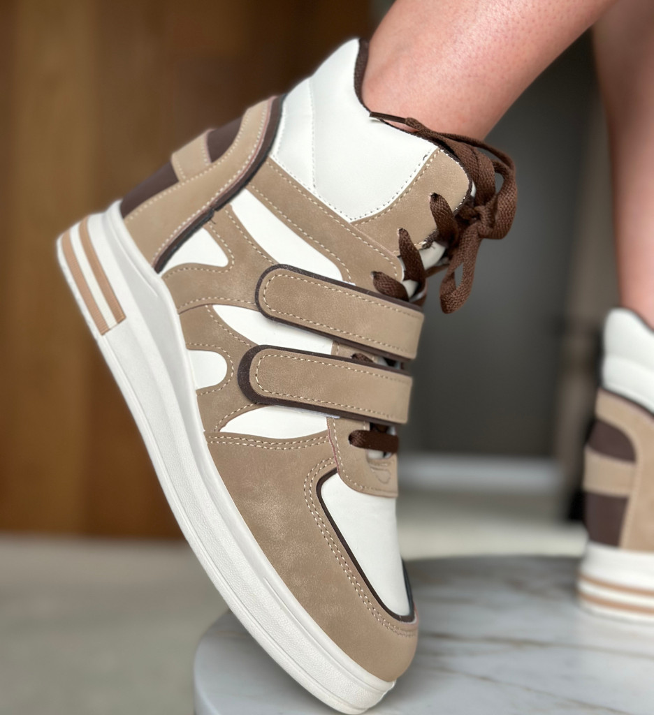 Sneakers Dama Kieran Khaki | Stil Urban Confortabil
