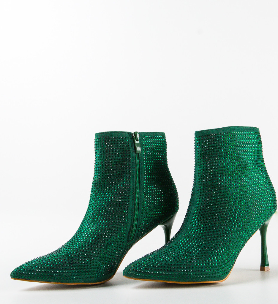 Botine Dama Zayne Verzi - Eleganță și Stil - imagine 4