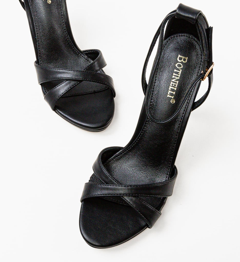 Sandale Toc Negre Vyvy - Eleganță Asigurată - imagine 11