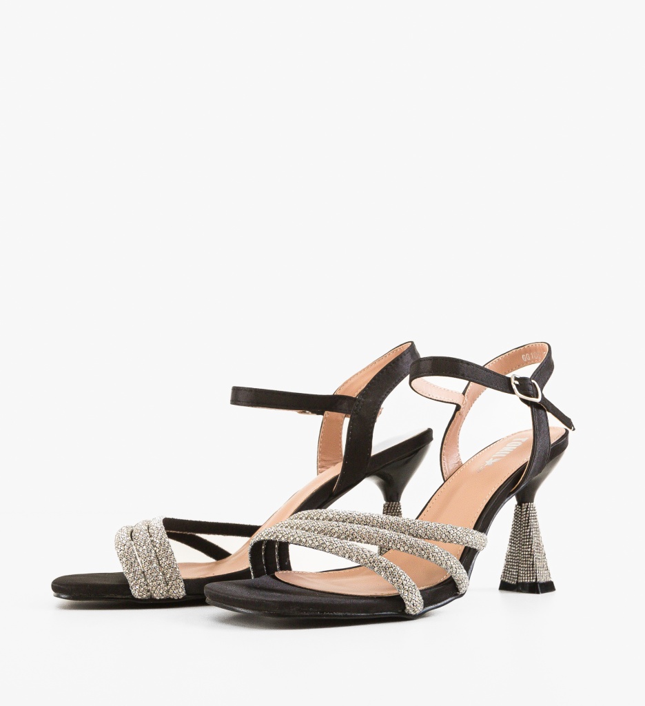 Sandale Glakio cu Toc Negru | Eleganță Maximă - imagine 4