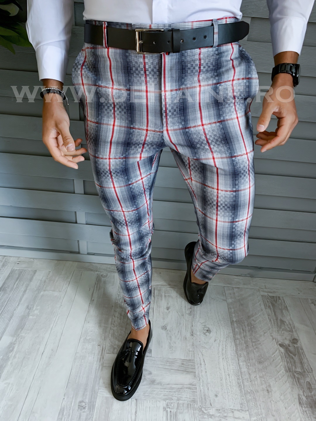 Pantaloni Barbati Eleganti in Carouri Office