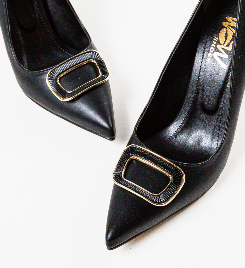 Pantofi Elfa Negri | Eleganță și Stil - imagine 3