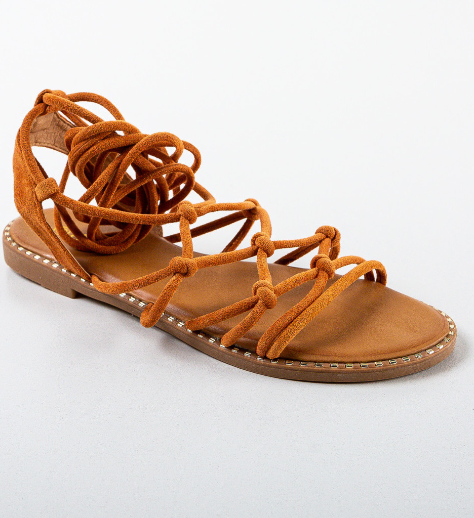 Sandale Dama Anier Camel - Eleganță și Confort - imagine 6