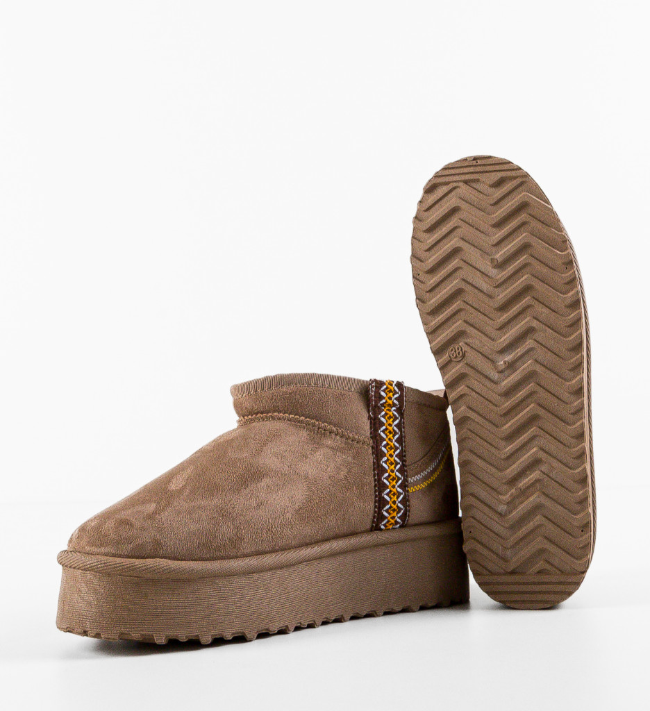 Cizme Ug Bar Khaki - Confort Termic Superior - imagine 7