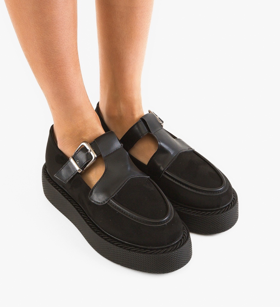 Pantofi Casual Teylar Negri - Confort și Stil - imagine 4