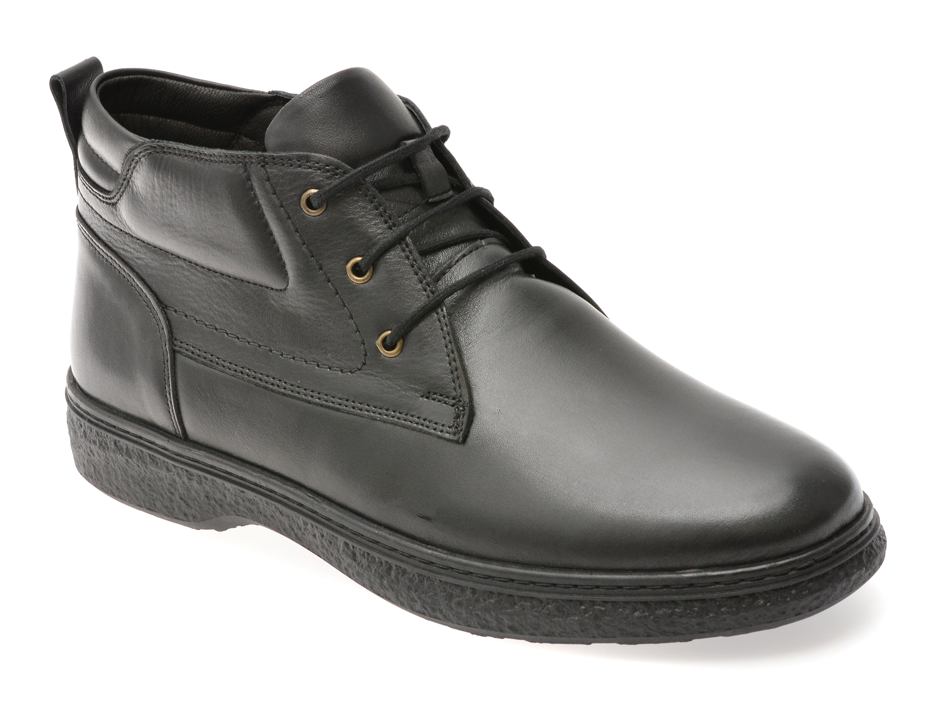 Ghete OTTER negre din piele naturală | Eleganță