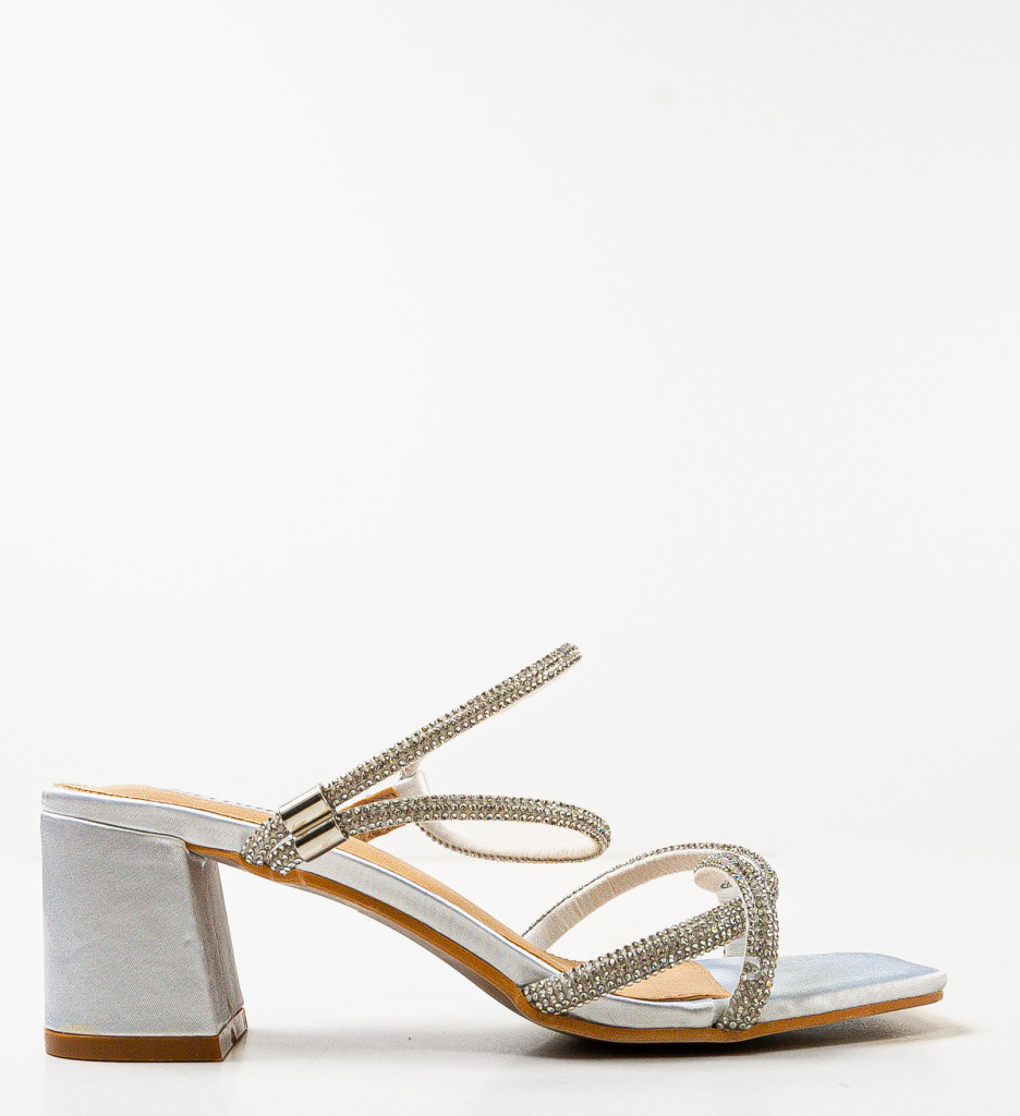 Sandale Toc Lug Albe | Confort & Stil - imagine 2