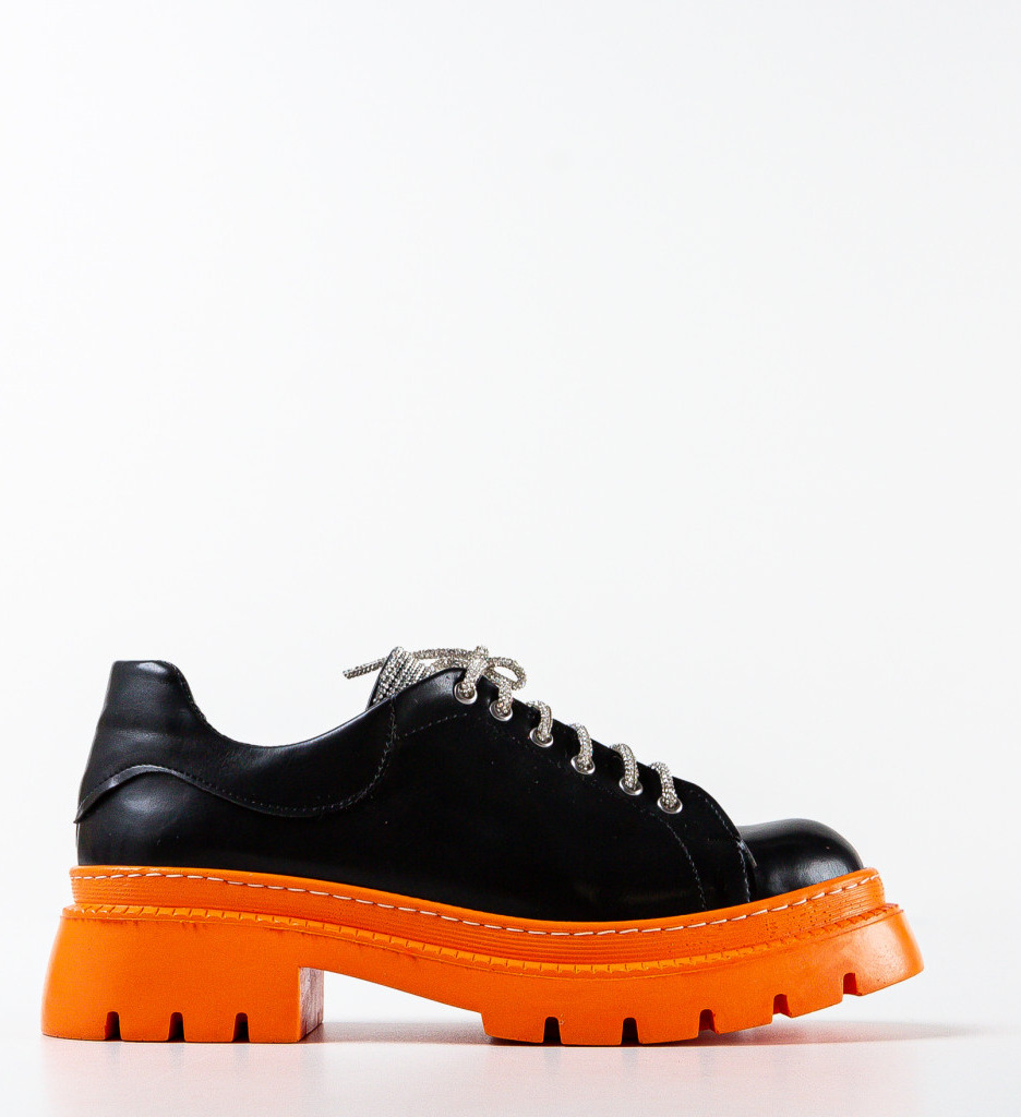 Pantofi Casual Dama Negri - Confort Stilat - imagine 4