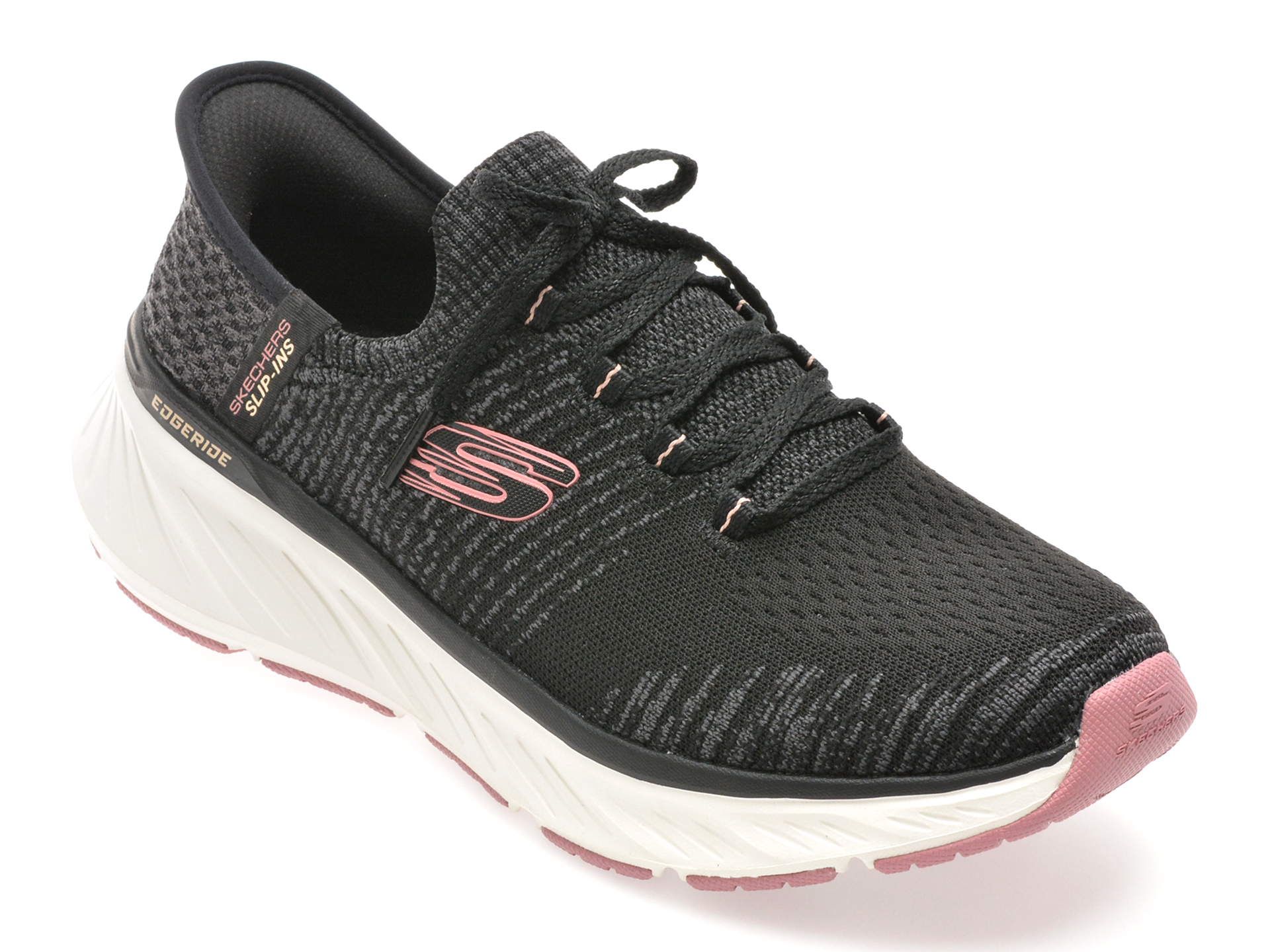Pantofi Skechers Edgeride Negri | Confort Maxim