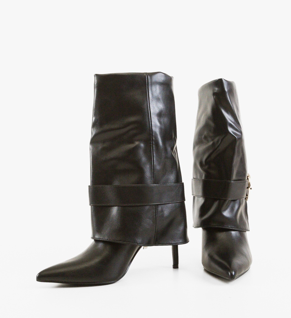 Cizme Karkez Negre Depurtat | Stil & Confort - imagine 5
