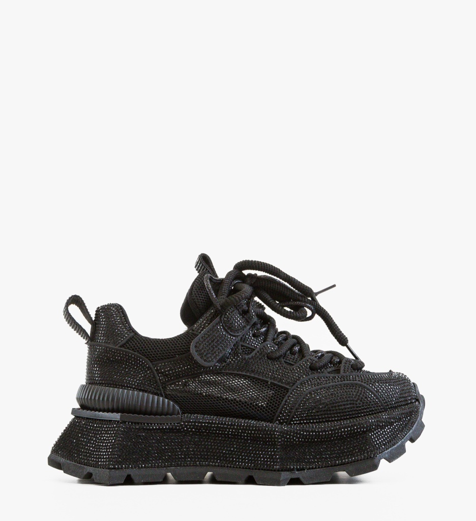 Sneakers Dama Kombat Negri - Confort și Stil Sport - imagine 4